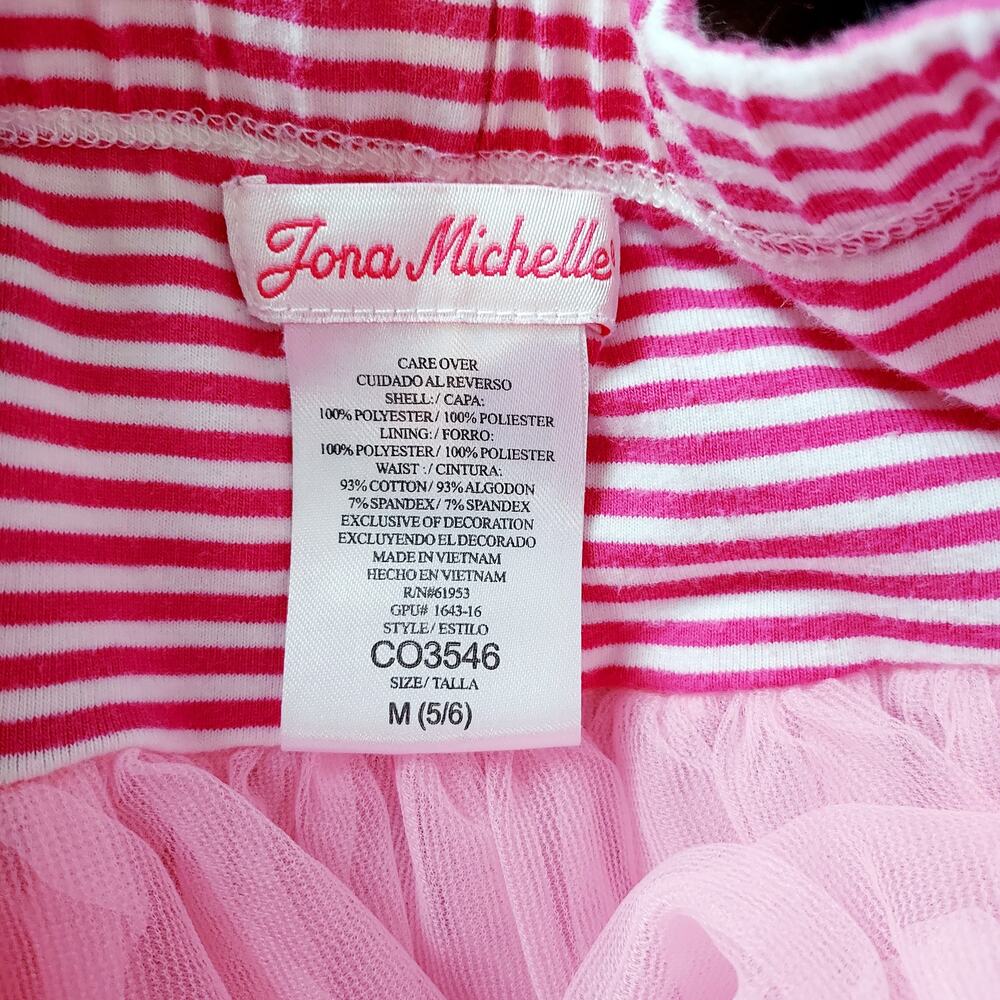 Jona Michelle Pink Poof Tutu Skirt Size 5/6 - Picture 7 of 7